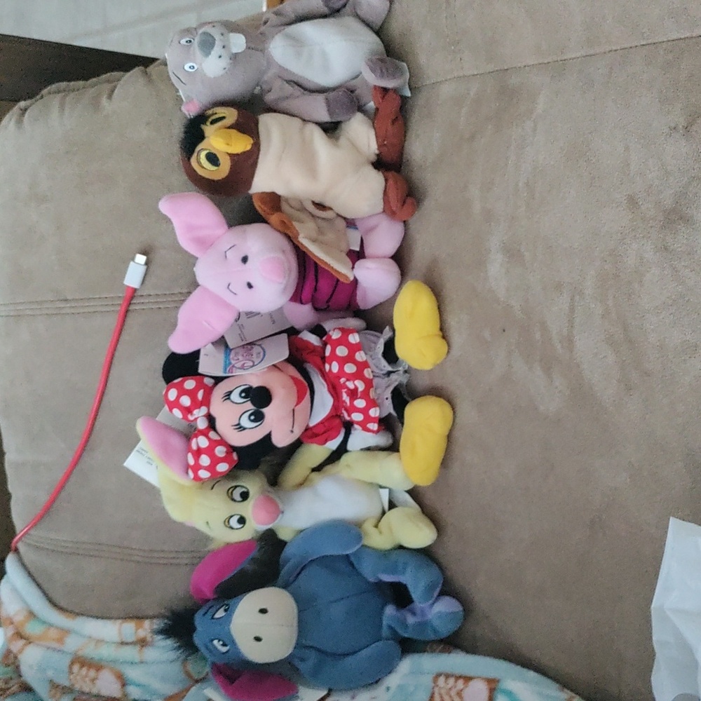 Winnie the Pooh plushies